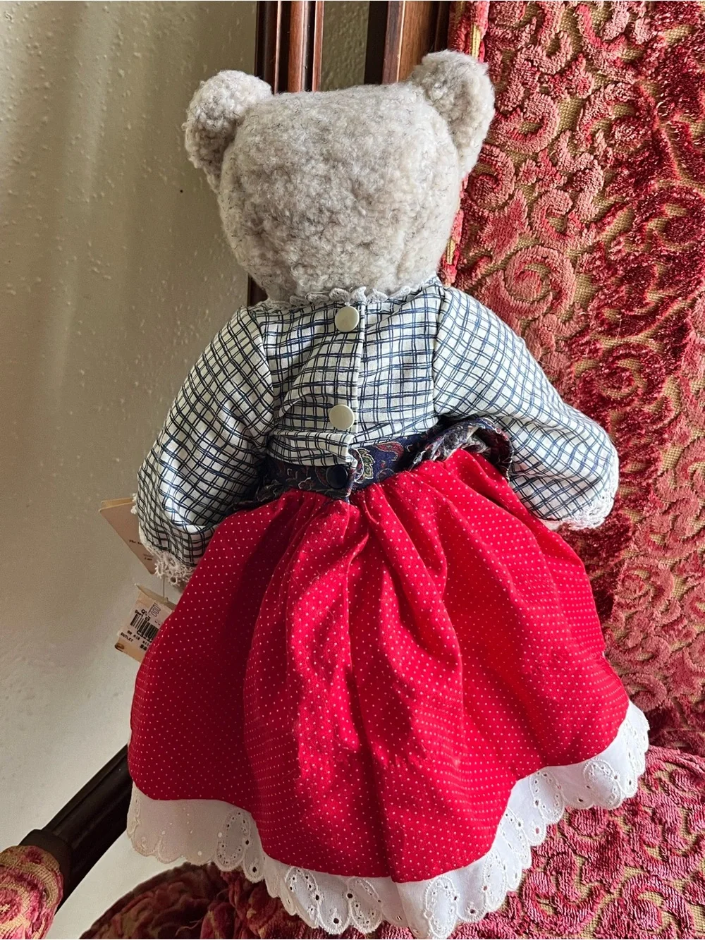 Vintage Muffy Vanderbear Plush Doll with Vermont Teddy Bear Tag